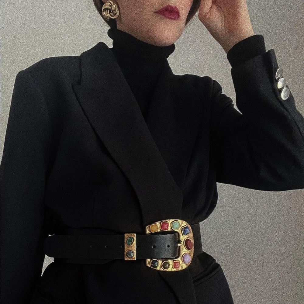 Zara belt with Stones.